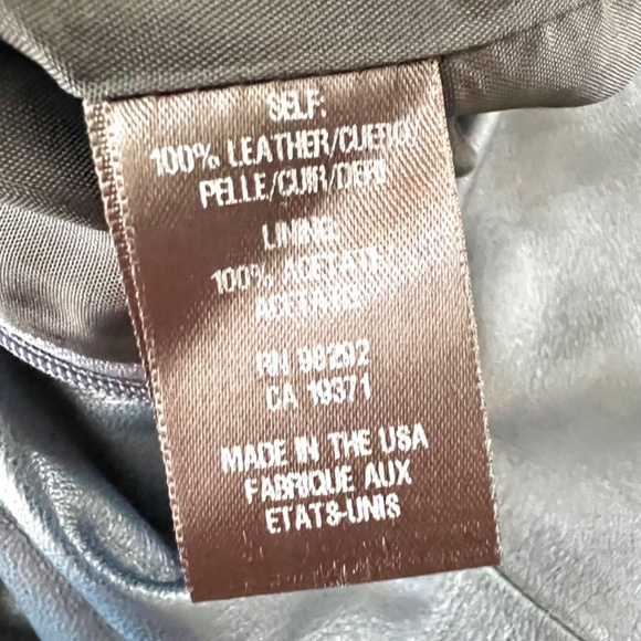 TIBI Soft Genuine Leather Pencil Skirt in Navy Blue - 2 - Picture 8 of 12